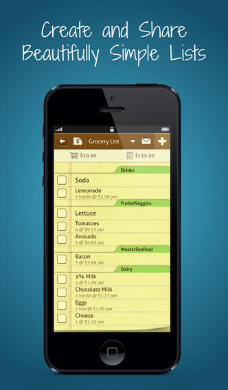 Create Shopping Lists... With Ease! image