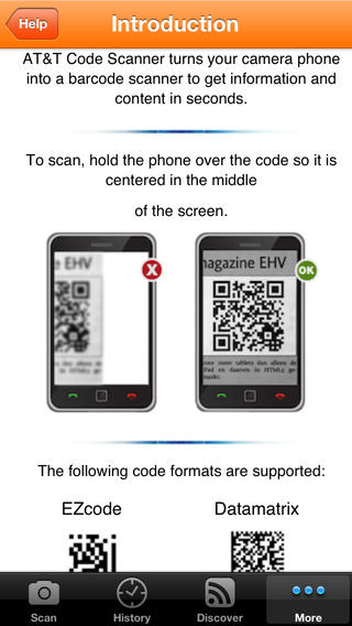 Scan UPC, QR and Data Matrix Barcodes image