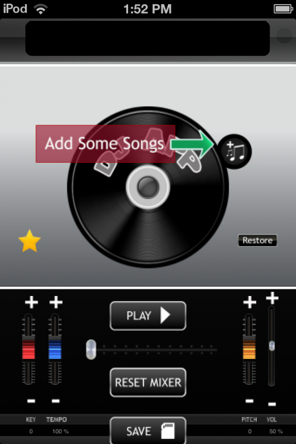 DJ app screenshot 2
