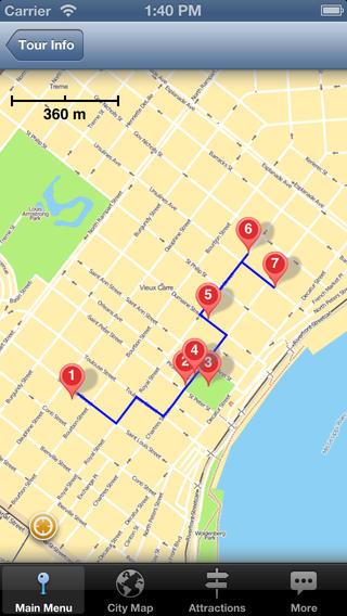 New Orleans Map and Walks, Full Version find your way around the city with ease