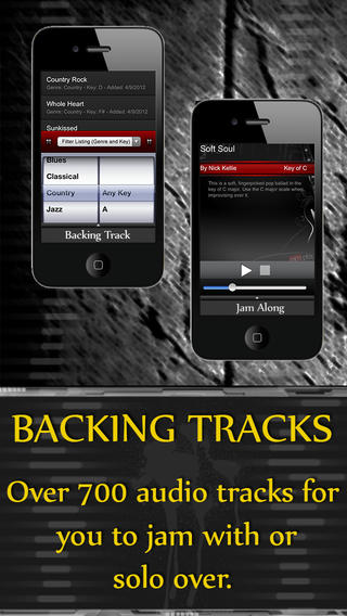 Choose from over 700 audio tracks