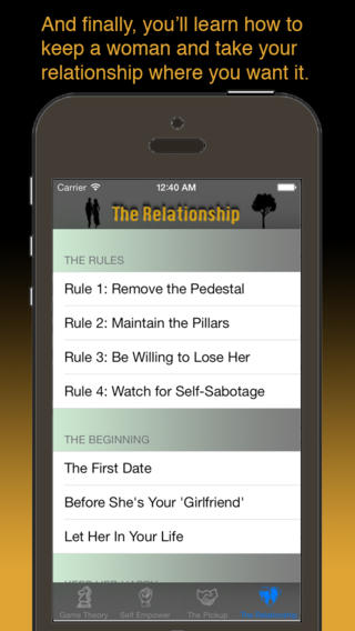Read the rules in relationship