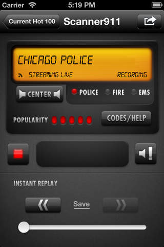Scanner911 Police Radio Pro screenshot 1