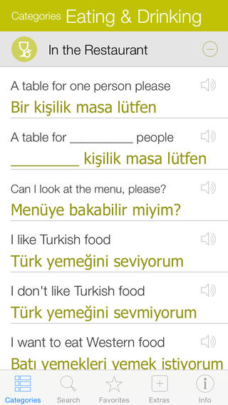 Turkish Pretati - Speak Turkish with Audio Translation screenshot 1