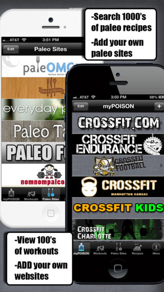 iWod Pro - Paleo Diet and Functional Fitness screenshot 1