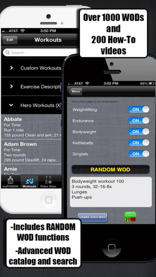 iWod Pro - Paleo Diet and Functional Fitness screenshot 3