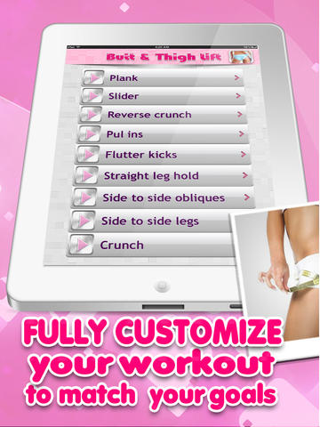 Butt Lift Workout HD customize your workout