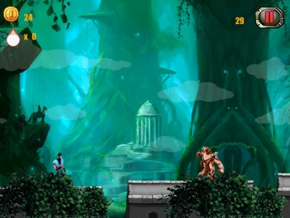 The foreground blocks the gameplay area 
