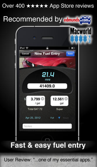 Easily Track Your Gas Mileage image