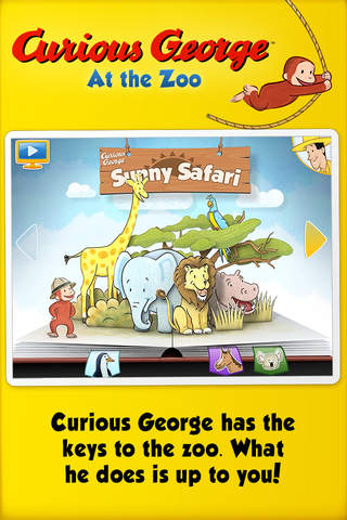 Curious George at the Zoo screenshot 1