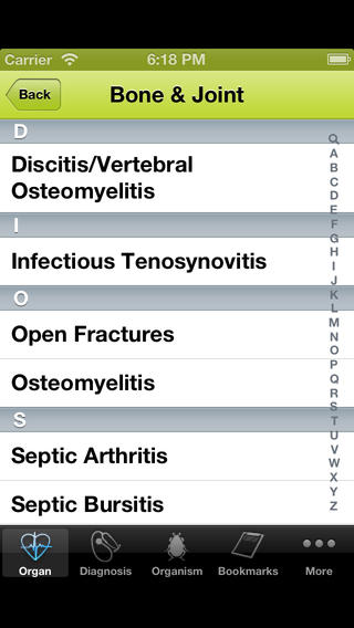 2013 EMRA Antibiotic Guide screenshot 1
