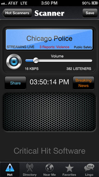 Police Scanner Radio screenshot 1