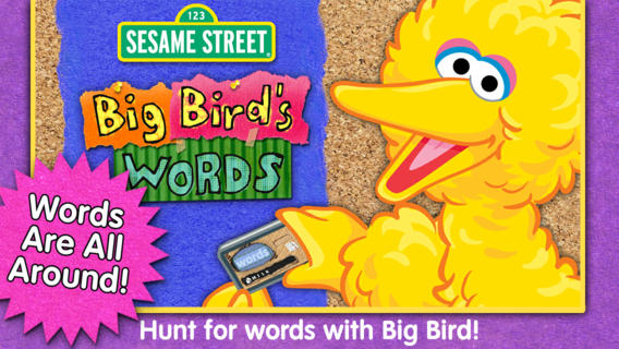 Big Bird's Words... A Sesame Street App screenshot 1