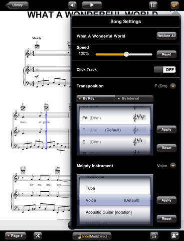 Sheet Music Direct for iPad screenshot 3