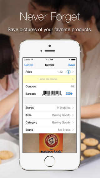Make Lists, Scan Barcodes, and Share With Your Spouse image