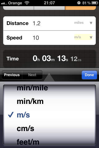 Speed Distance Time Calculator screenshot 3