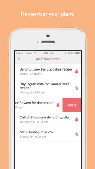 Set reminders and notifications