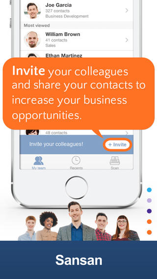 Receive information from your co-workers as well