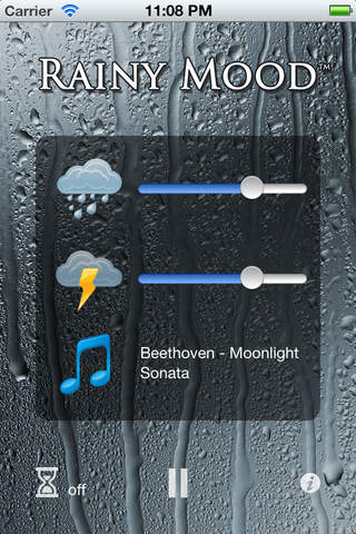 Rainy Mood import your own music