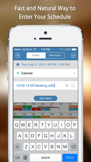 Integrated With Your iOS Calendar image