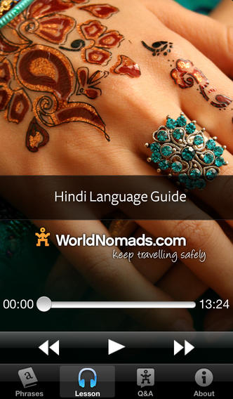 Hindi Language Guide & Audio screenshot 1