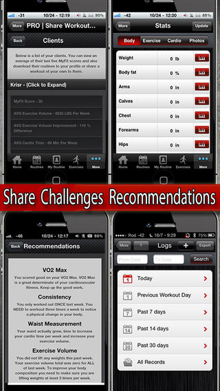 MyFit Fitness: Share Challenges