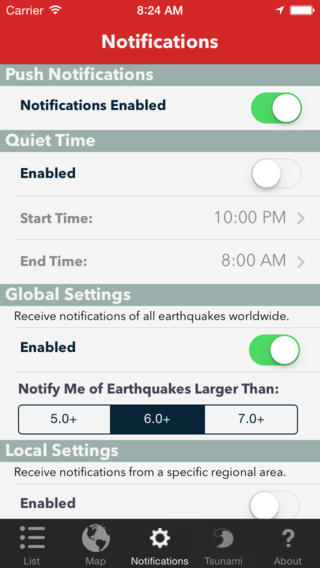 Share Quake Alerts via Social Media image