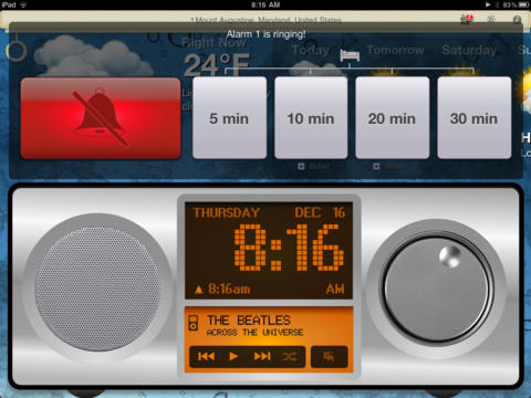 Fall asleep with soothing nature sounds from your iPod, podcasts and audiobooks