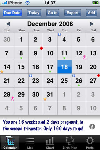 Pregnancy Calendar manage your pregnancy