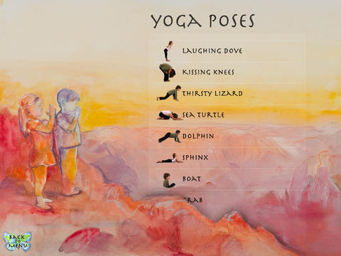 Lots of yoga poses