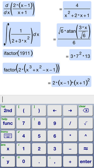 Symbolic Calculator screenshot