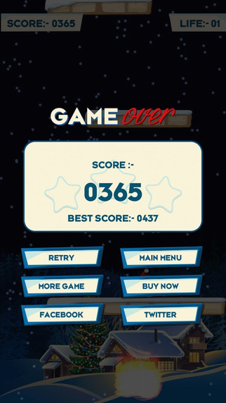 Share your high score on Facebook and Twitter
