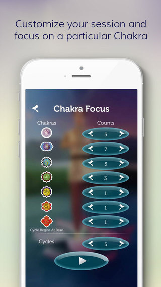 Features of Chakra Meditation image