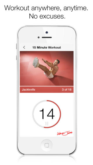 Best Features of Adrian James 6 Pack Abs Workout App image