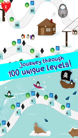 There are 100 levels of challenges and fun