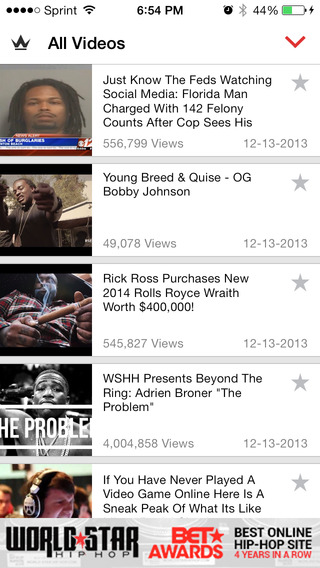Features of Worldstar Hip Hop App image