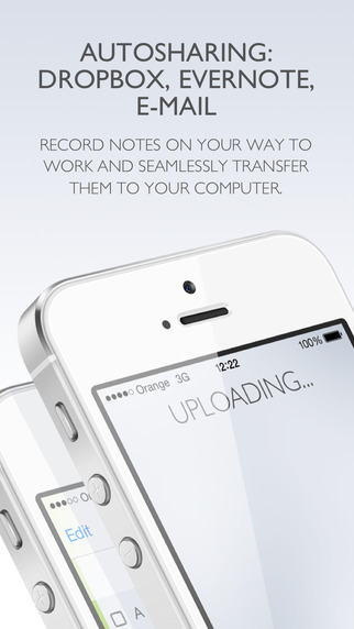 The app is able to automatically share your notes