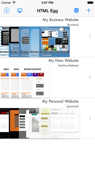 Create professional looking web pages