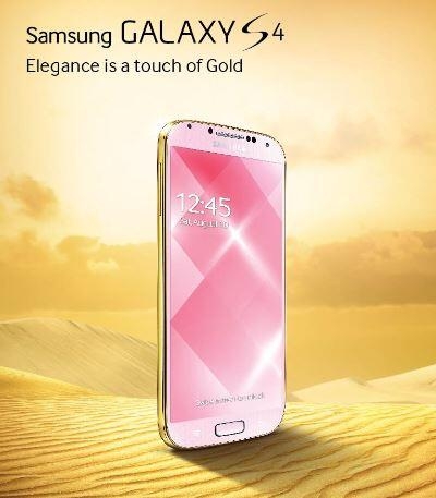 Samsung announces gold Galaxy S4