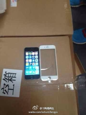 Photo showing iPhone 6 front panel leaked