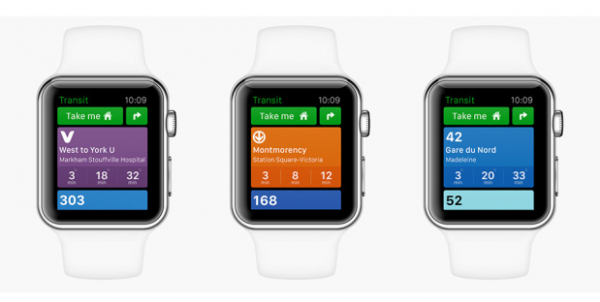 Transit App is one of the first Canadian-developed apps for Apple Watch