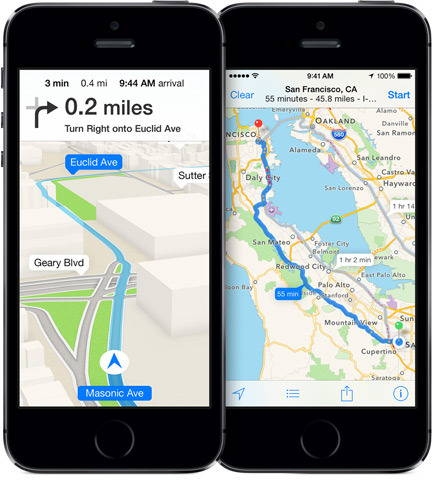 What’s new for Apple Maps in iOS 9