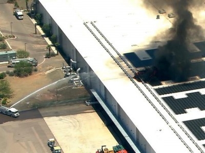 Fire at Apple’s Mesa, Arizona facility