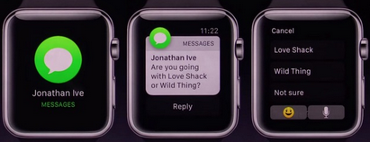 The Apple Watch and messaging