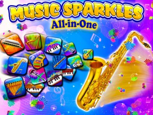 Music Sparkles - All In One Musical Instruments Collection HD App Review