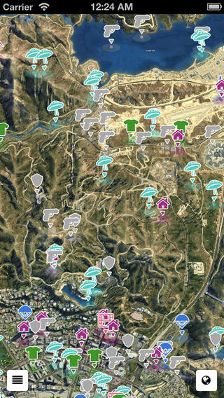 Interactive map for GTA V app review: all the tips and tricks you need for  the Los Santos map - appPicker
