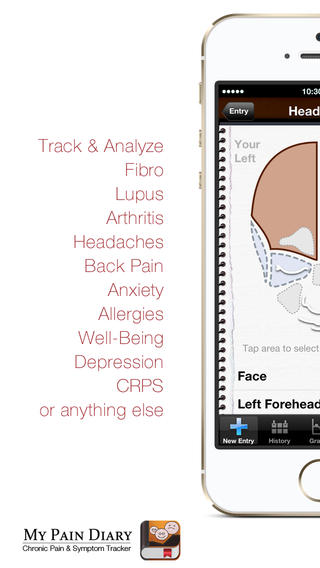 My Pain Diary track and analyze your symptoms