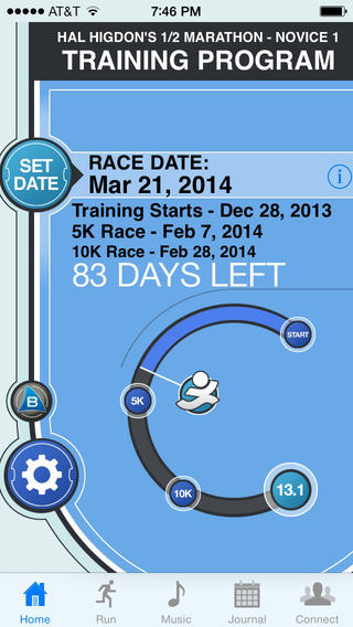 Hal Higdon 1/2 Marathon Training Program screenshot 1