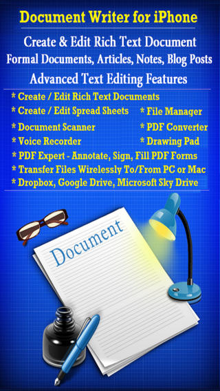 Document Writer document writer for iPhone
