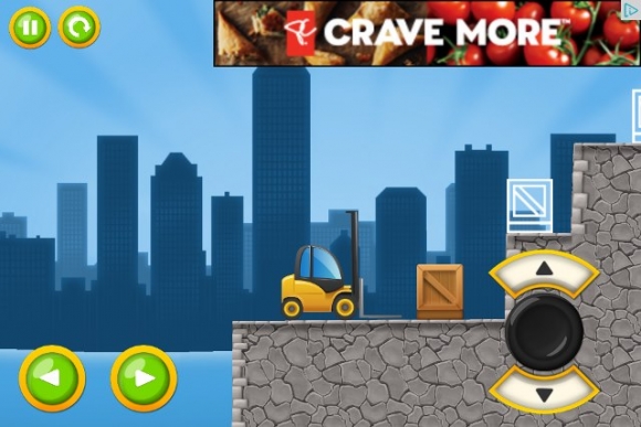 Solve the puzzles using the construction vehicles